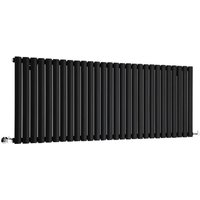 Revive - Design Heizkörper (Horizontal) 635mm x 1652mm (Einlagig) in Schwarz - Hudson Reed von HUDSON REED