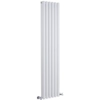 Hudson Reed - Revive - Design Heizkörper (Vertikal) 1780mm x 354mm (Doppellagig) in Weiß Hudson Reed - Revive - Design Heizkörper (Vertikal) 1780mm x 354mm (Doppellagig) in Weiß von HUDSON REED