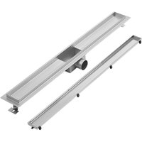 Duschrinne für Fliesen Edelstahl rechteckig 800mm Duschrinne für Fliesen Edelstahl rechteckig 800mm von HUDSON REED