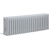 Heizkörper Regent Elektrisch - Horizontaler Röhrenheizkörper aus Stahl - 300 x 1010 mm - 4 Säuler - Weiß - Hudson Reed Heizkörper Regent Elektrisch - Horizontaler Röhrenheizkörper aus Stahl - 300 x 1010 mm - 4 Säuler - Weiß - Hudson Reed von HUDSON REED