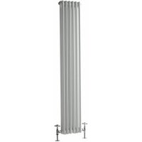 Hudson Reed - Regent - Gliederheizkörper (Vertikal) 1500mm x 290mm 2-Säulen Weiß von HUDSON REED