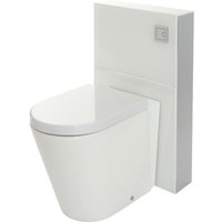 Alswear - Stand-WC mit Sanitärmodul h 822mm Weiß - Hudson Reed von HUDSON REED