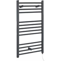 Hudson Reed - Artle - Elektrischer Design-Handtuchheizkörper in Anthrazit - Gerade Sprossen - 1000 x 400 mm Hudson Reed - Artle - Elektrischer Design-Handtuchheizkörper in Anthrazit - Gerade Sprossen - 1000 x 400 mm von HUDSON REED