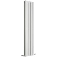 Hudson Reed Delta - Design Heizkörper (Vertikal) 1600mm x 350mm (Doppellagig) in Weiß von HUDSON REED