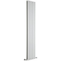 Hudson Reed - Delta - Design Heizkörper (Vertikal) 1780mm x 350mm (Doppellagig) in Weiß von HUDSON REED