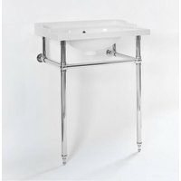 Hudson Reed - Elizabeth - Traditionelles Waschbecken mit Waschtisch in Chrom - 630mm x 470mm Hudson Reed - Elizabeth - Traditionelles Waschbecken mit Waschtisch in Chrom - 630mm x 470mm von HUDSON REED