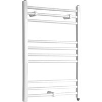Hudson Reed - Ive - Elektrischer Design-Handtuchheizkörper in Weiß - Gerade Sprossen - 800 x 600 mm Hudson Reed - Ive - Elektrischer Design-Handtuchheizkörper in Weiß - Gerade Sprossen - 800 x 600 mm von HUDSON REED