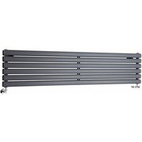 Hudson Reed - Revive - Design Heizkörper (Horizontal) 354mm x 1600mm (Doppellagig) in Anthrazit von HUDSON REED
