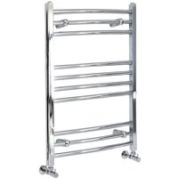Hudson Reed - Kent - Moderner Handtuchheizkörper 800mm x 600mm (Gebogen) in Chrom Hudson Reed - Kent - Moderner Handtuchheizkörper 800mm x 600mm (Gebogen) in Chrom von HUDSON REED