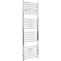 Hudson Reed - Kent - Elektrischer Design-Handtuchheizkörper in Chrom - Gerade Sprossen - 1800 x 500 mm Hudson Reed - Kent - Elektrischer Design-Handtuchheizkörper in Chrom - Gerade Sprossen - 1800 x 500 mm von HUDSON REED