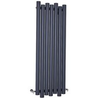 Laeto - Design Heizkörper (Vertikal) 1600mm x 550mm (Einlagig) in Anthrazit - Hudson Reed von HUDSON REED