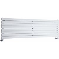 Hudson Reed - Revive - Design Heizkörper (Horizontal) 472mm x 1600mm (Doppellagig) in Weiß von HUDSON REED