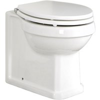 Hudson Reed - Richmond - 1-teilige Keramik-Toilette mit nostalgischem Design - wc Sitz in Weiß von HUDSON REED