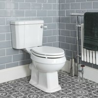Hudson Reed - Richmond - 2-teilige Keramik-Toilette mit nostalgischem Design - wc Sitz in Weiß Hudson Reed - Richmond - 2-teilige Keramik-Toilette mit nostalgischem Design - wc Sitz in Weiß von HUDSON REED