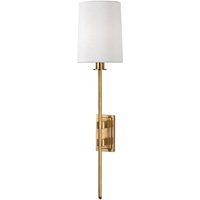 Fredonia 1 Wandleuchte Messing, Kunstseide von HUDSON VALLEY LIGHTING