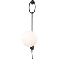 Gina 1 Leuchte Wandleuchte mit Stecker Altbronze, Glas von HUDSON VALLEY LIGHTING