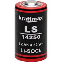 Batterie Kraftmax Lithium LS14250 1/2 AA - Zelle - 3,6V von HÜCKMANN