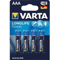 Batterie VARTA High Energy V 4903 B4, Micro LR03 AAA - 4 Stk - 1,5V von HÜCKMANN