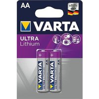 Batterie Varta Professional Lithium LR6 Mignon AA - 2 Stk - 1,5V von HÜCKMANN