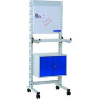 Rocholz QM-Station MODUL 5200 670x650x1765 mm Metallablage und Schrank für Ordner mit Whiteboard von Rocholz