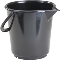 HÜNERSDORFF 942200 Eimer 17,0 l HD-Polyethylen schwarz Kunststoffbügel D. 330 m von HÜNERSDORFF