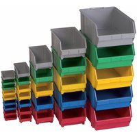 Hünersdorff - Plastikbox 1A Qualität, Nr. 6521 Gr.2, B100xH75xT160/140 mm, rot von HÜNERSDORFF