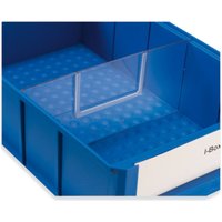 Trennstege aus san für breite Regalbox transparent 10 Stk - Hünersdorff von HÜNERSDORFF