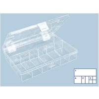 Sortimentskasten mit fester Einteilung, glasklar 8 Fächer, 6136 Sortimentskasten mit fester Einteilung, glasklar 8 Fächer, 6136 von HÜNERSDORFF