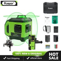 Huepar - Elektronischer selbstnivellierender 3D-Laser mit grünem Strahl – 3 x 360 Kreuzlinie, 130 Fuß, professionelle Wasserwaage DT03G Huepar - Elektronischer selbstnivellierender 3D-Laser mit grünem Strahl – 3 x 360 Kreuzlinie, 130 Fuß, professionelle Wasserwaage DT03G von HUEPAR