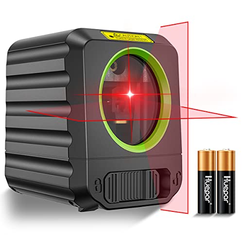 Kreuzlinienlaser, Huepar B011R Rotlicht Lasernivellier, Selbstnivellierender Linienlaser mit Rotlicht Laser-Vertikale und Horizontale Linie, Laser-Tool für Bildaufhängen und DIY-Anwendung Kreuzlinienlaser, Huepar B011R Rotlicht Lasernivellier, Selbstnivellierender Linienlaser mit Rotlicht Laser-Vertikale und Horizontale Linie, Laser-Tool für Bildaufhängen und DIY-Anwendung von Huepar
