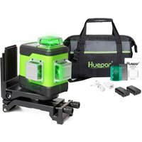 Huepar - Kreuzlinienlaser Grüner, 3 x 360° 25M Laser Level Tragbare Einstellen, 12 Selbstnivellierenden Vertikale und Horizontale Linie IP54 (mit Huepar - Kreuzlinienlaser Grüner, 3 x 360° 25M Laser Level Tragbare Einstellen, 12 Selbstnivellierenden Vertikale und Horizontale Linie IP54 (mit von HUEPAR