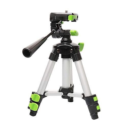 Huepar TPD05 50cm/19.6" Aluminium Leichtstativ mit Tragetasche, Verstellbares Stativ für Kreuzlinienlaser, mit 3-Wege-schwenkbarer Panoramakopf Wasserwaage, Schnellwechselplatte mit 1/4"-20 Schraube Huepar TPD05 50cm/19.6" Aluminium Leichtstativ mit Tragetasche, Verstellbares Stativ für Kreuzlinienlaser, mit 3-Wege-schwenkbarer Panoramakopf Wasserwaage, Schnellwechselplatte mit 1/4"-20 Schraube von Huepar