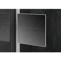 Select+ Quadratischer Kosmetikspiegel 21,3 x 21,3 cm, Mattsilber (SL2301087) - Hüppe von HÜPPE