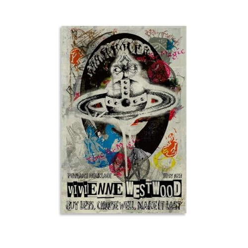 HUERIER Vivienne Westwood Poster für Zimmer, ästhetische Leinwand, Wandkunst, Dekor, Raumleinwand, künstlerisches Schlafzimmer-Poster, 30 x 45 cm, ungerahmter Stil HUERIER Vivienne Westwood Poster für Zimmer, ästhetische Leinwand, Wandkunst, Dekor, Raumleinwand, künstlerisches Schlafzimmer-Poster, 30 x 45 cm, ungerahmter Stil von HUERIER