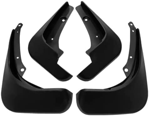 4 Stücke Auto Schmutzfänger Kotflügel für Audi A4 B6 2002-2005 8E, Vorne Hinten Schwarz Spritzschutz Mudguards Schutz Dekoration von MEICHANG