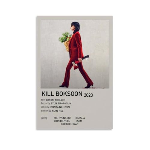 HUERWJRBJ Kill Boksoon Poster, moderne Kunst, Gemälde, ästhetischer Leinwandbezug, Wandkunst, Poster, geeignet für jeden Ort, 50 x 75 cm, ungerahmter Stil HUERWJRBJ Kill Boksoon Poster, moderne Kunst, Gemälde, ästhetischer Leinwandbezug, Wandkunst, Poster, geeignet für jeden Ort, 50 x 75 cm, ungerahmter Stil von HUERWJRBJ