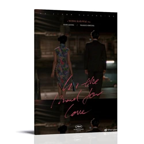 HUERWJRBJ Poster, Motiv: "In The Mood For Love", moderne Kunst, Gemälde, ästhetischer Leinwandbezug, Wandkunst, Poster, geeignet für jeden Ort, 40 x 60 cm, Rahmenstil HUERWJRBJ Poster, Motiv: "In The Mood For Love", moderne Kunst, Gemälde, ästhetischer Leinwandbezug, Wandkunst, Poster, geeignet für jeden Ort, 40 x 60 cm, Rahmenstil von HUERWJRBJ
