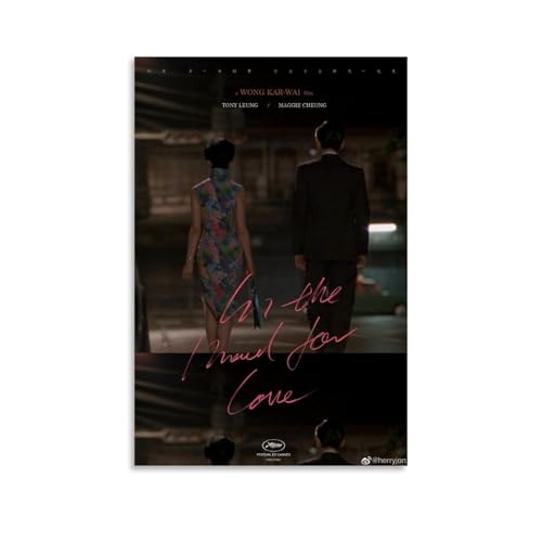 HUERWJRBJ Poster, Motiv: "In The Mood For Love", moderne Kunst, Gemälde, ästhetischer Leinwandbezug, Wandkunst, Poster, geeignet für jeden Ort, 50 x 75 cm, ungerahmter Stil HUERWJRBJ Poster, Motiv: "In The Mood For Love", moderne Kunst, Gemälde, ästhetischer Leinwandbezug, Wandkunst, Poster, geeignet für jeden Ort, 50 x 75 cm, ungerahmter Stil von HUERWJRBJ