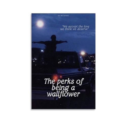 HUERWJRBJ Poster, Motiv: The Perks of Being A Wallflower, moderne Kunst, Gemälde, ästhetischer Leinwandbezug, Wandkunst, Poster, geeignet für jeden Ort, 60 x 90 cm, ungerahmter Stil HUERWJRBJ Poster, Motiv: The Perks of Being A Wallflower, moderne Kunst, Gemälde, ästhetischer Leinwandbezug, Wandkunst, Poster, geeignet für jeden Ort, 60 x 90 cm, ungerahmter Stil von HUERWJRBJ