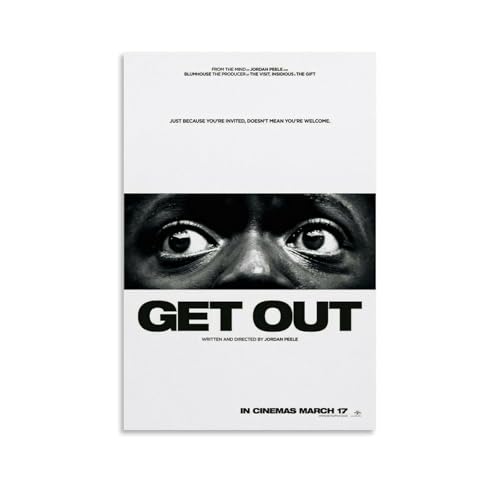 HUERWJRBJ Poster "Get Out", moderne Kunst, Gemälde, ästhetischer Leinwandbezug, Wandkunst, Poster, geeignet für jeden Ort, 20 x 30 cm, ungerahmter Stil HUERWJRBJ Poster "Get Out", moderne Kunst, Gemälde, ästhetischer Leinwandbezug, Wandkunst, Poster, geeignet für jeden Ort, 20 x 30 cm, ungerahmter Stil von HUERWJRBJ