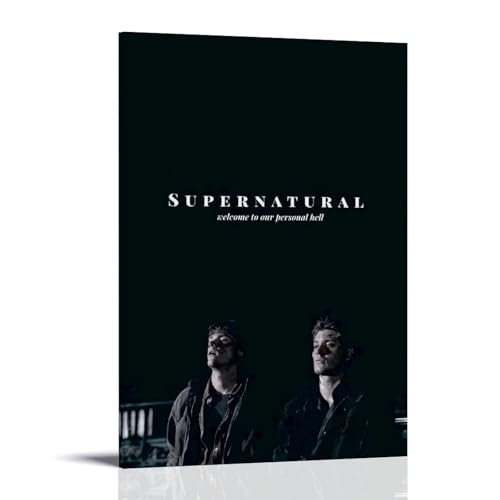 HUERWJRBJ Poster der TV-Serie "Supernatural", moderne Kunst, Gemälde, ästhetischer Leinwandbezug, Wandkunst, Poster, geeignet für jeden Ort, 30 x 45 cm, Rahmenstil HUERWJRBJ Poster der TV-Serie "Supernatural", moderne Kunst, Gemälde, ästhetischer Leinwandbezug, Wandkunst, Poster, geeignet für jeden Ort, 30 x 45 cm, Rahmenstil von HUERWJRBJ