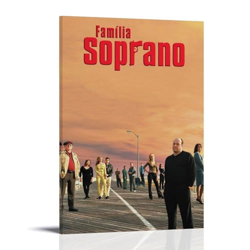 HUERWJRBJ Poster mit Sopranos, moderne Kunst, Gemälde, ästhetischer Leinwandbezug, Wandkunst, Poster, geeignet für jeden Ort, 40 x 60 cm, Rahmenstil HUERWJRBJ Poster mit Sopranos, moderne Kunst, Gemälde, ästhetischer Leinwandbezug, Wandkunst, Poster, geeignet für jeden Ort, 40 x 60 cm, Rahmenstil von HUERWJRBJ