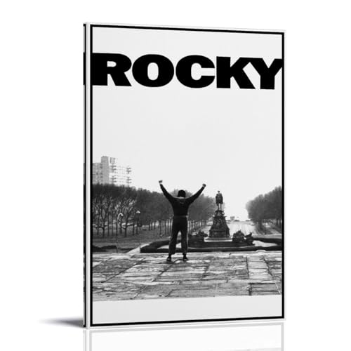 HUERWJRBJ Rocky-Poster, moderne Kunst, Gemälde, ästhetischer Leinwandbezug, Wandkunst, Poster, geeignet für jeden Ort, 20 x 30 cm, Rahmenstil HUERWJRBJ Rocky-Poster, moderne Kunst, Gemälde, ästhetischer Leinwandbezug, Wandkunst, Poster, geeignet für jeden Ort, 20 x 30 cm, Rahmenstil von HUERWJRBJ