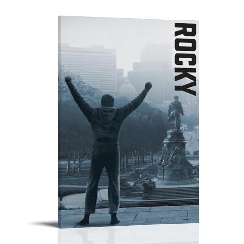 HUERWJRBJ Rocky-Poster, moderne Kunst, Gemälde, ästhetischer Leinwandbezug, Wandkunst, Poster, geeignet für jeden Ort, 40 x 60 cm, Rahmenstil HUERWJRBJ Rocky-Poster, moderne Kunst, Gemälde, ästhetischer Leinwandbezug, Wandkunst, Poster, geeignet für jeden Ort, 40 x 60 cm, Rahmenstil von HUERWJRBJ