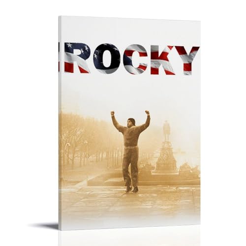 HUERWJRBJ Rocky-Poster, moderne Kunst, Gemälde, ästhetischer Leinwandbezug, Wandkunst, Poster, geeignet für jeden Ort, 50 x 75 cm, Rahmenstil HUERWJRBJ Rocky-Poster, moderne Kunst, Gemälde, ästhetischer Leinwandbezug, Wandkunst, Poster, geeignet für jeden Ort, 50 x 75 cm, Rahmenstil von HUERWJRBJ