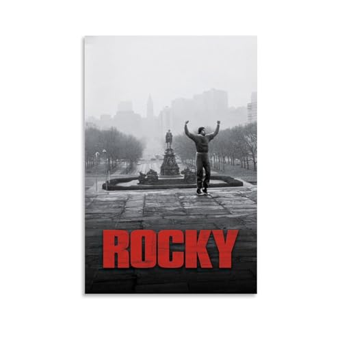HUERWJRBJ Rocky-Poster, moderne Kunst, Gemälde, ästhetischer Leinwandbezug, Wandkunst, Poster, geeignet für jeden Ort, 50 x 75 cm, ungerahmter Stil HUERWJRBJ Rocky-Poster, moderne Kunst, Gemälde, ästhetischer Leinwandbezug, Wandkunst, Poster, geeignet für jeden Ort, 50 x 75 cm, ungerahmter Stil von HUERWJRBJ