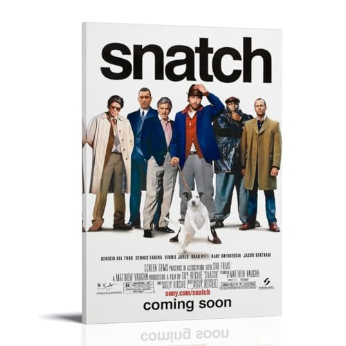 HUERWJRBJ Snatch Poster, moderne Kunst, Gemälde, ästhetischer Leinwandbezug, Wandkunst, Poster, geeignet für jeden Ort, 30 x 45 cm, Rahmenstil HUERWJRBJ Snatch Poster, moderne Kunst, Gemälde, ästhetischer Leinwandbezug, Wandkunst, Poster, geeignet für jeden Ort, 30 x 45 cm, Rahmenstil von HUERWJRBJ