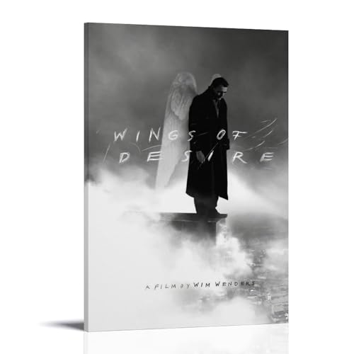 HUERWJRBJ Wings of Desire Poster, moderne Kunst, Gemälde, ästhetischer Leinwandbezug, Wandkunst, Poster, geeignet für jeden Ort, 30 x 45 cm, Rahmenstil HUERWJRBJ Wings of Desire Poster, moderne Kunst, Gemälde, ästhetischer Leinwandbezug, Wandkunst, Poster, geeignet für jeden Ort, 30 x 45 cm, Rahmenstil von HUERWJRBJ