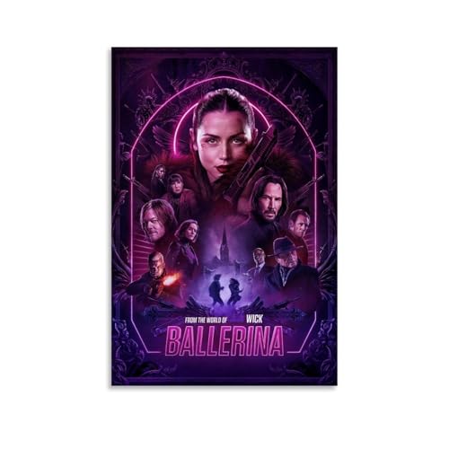 HUEXIANG Leinwanddruck, Motiv "From The World of Wick Ballerina", klassischer Filmdruck, 50 x 75 cm, ungerahmt HUEXIANG Leinwanddruck, Motiv "From The World of Wick Ballerina", klassischer Filmdruck, 50 x 75 cm, ungerahmt von HUEXIANG