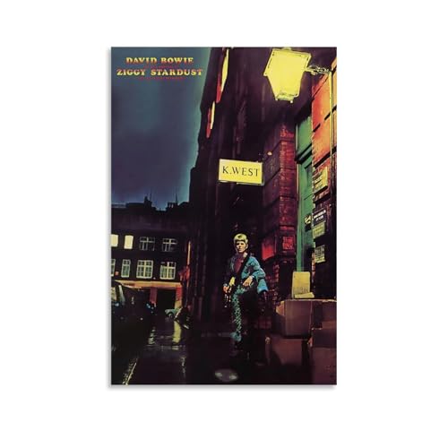 HUEXIANG Wandposter mit Sänger David Bowie, Schlafzimmer, Dekoration, Poster, Leinwanddruck, 30 x 45 cm, ungerahmter Stil HUEXIANG Wandposter mit Sänger David Bowie, Schlafzimmer, Dekoration, Poster, Leinwanddruck, 30 x 45 cm, ungerahmter Stil von HUEXIANG